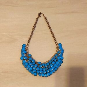 Blue Turqoise Statement Necklace